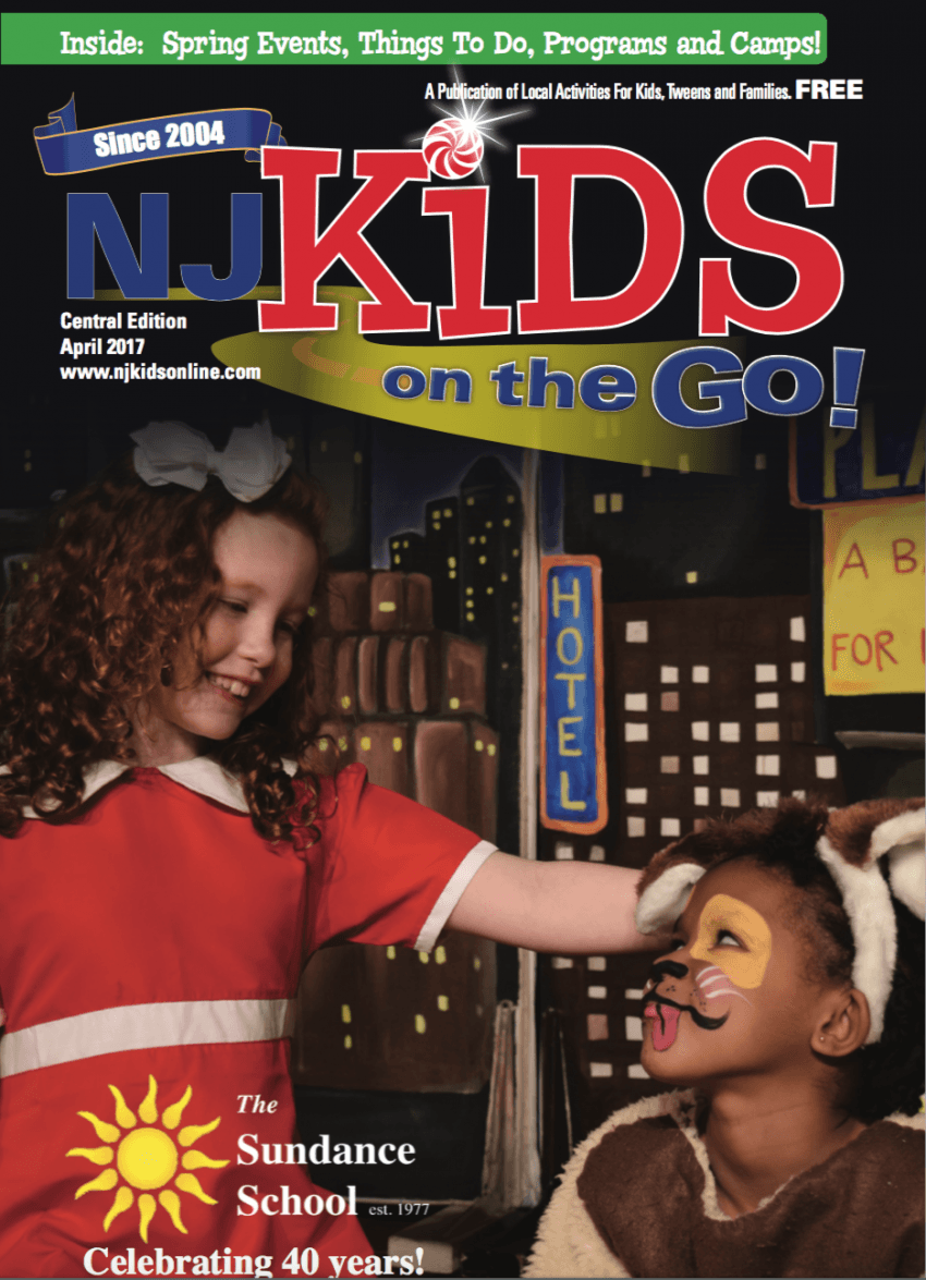 Sundance is on the cover of NJ Kids on the Go! 